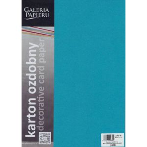 Karton ozdobny Argo A4/220/20szt Millenium Turkusowy